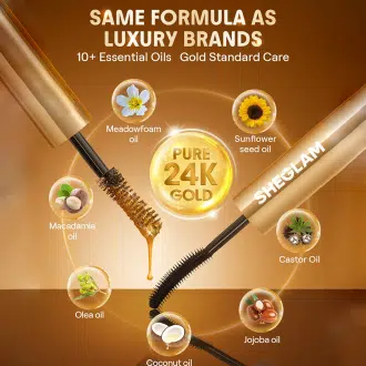 ریمل شیگلم مدل All-In-One 24K Multi-Effect Mascara - sheglam - All-In-One 24k Multi-Effect Mascara -0- lajoue - joue - ریمل - طلا - ریمل مشکی - شیگلم