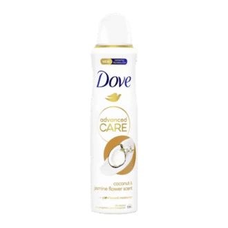 اسپری ضدتعریق داو مدل Coconut & Jasmine Advanced Care 72H
