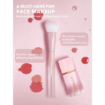 براش-مخصوص-رژگونه-مایع-شیگلم-پنجه-گربه-ای-(Color-Bloom-Liquid-Blush-Brush)-face-makeup
